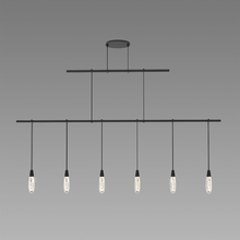 Sonneman S1B48K-JR181212-RP08 - 48" 2-Tier Linear with Crystal Teardrop Luminaires