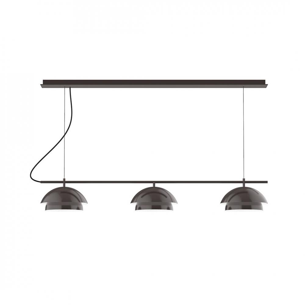5-Light Flare Chandelier, Silk Gray