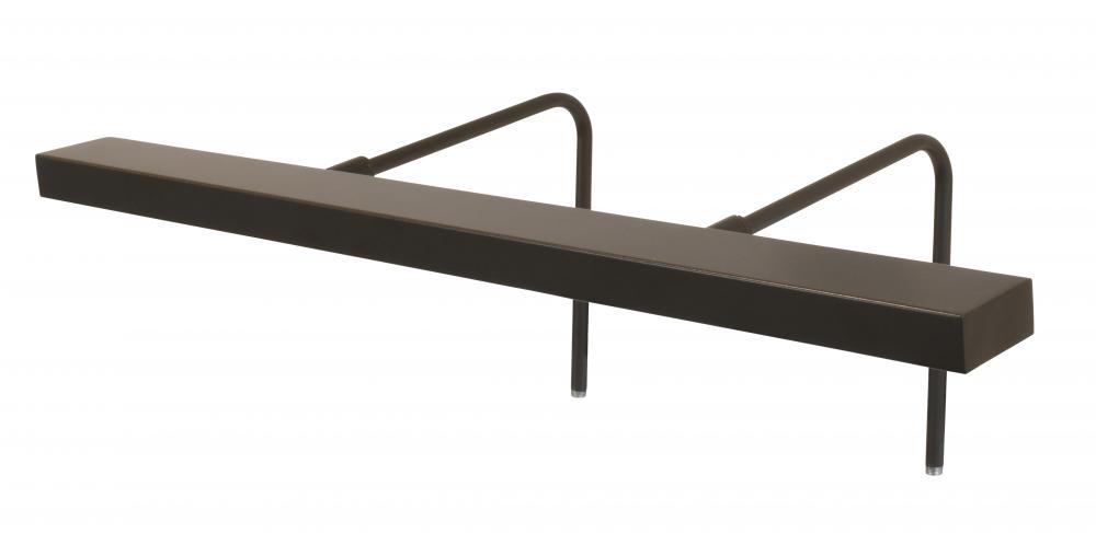 24" Designer LED picture light, Bronze Matte
