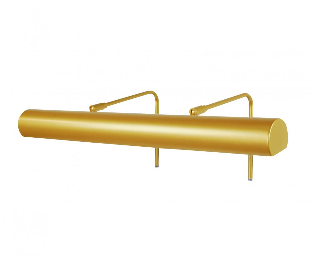 24" Gallery LED picture light, Gold Matte