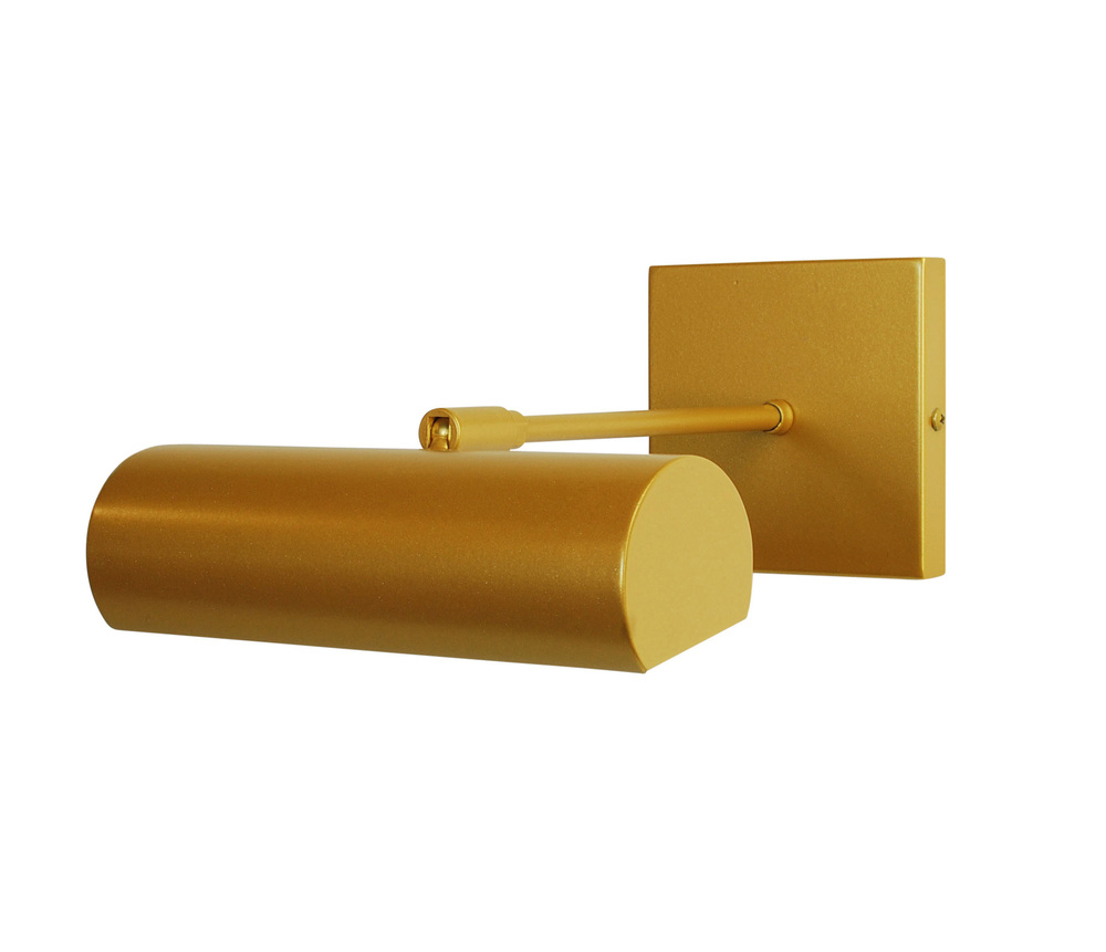 8" Gallery Direct Wire LED picture light, Gold Matte