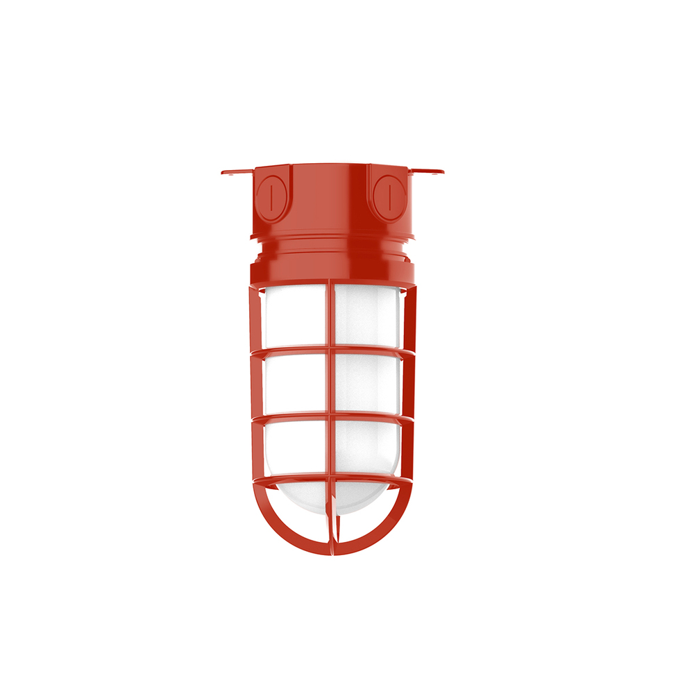 5 1/2" Vaportite flush mount ceiling light, Vermillion