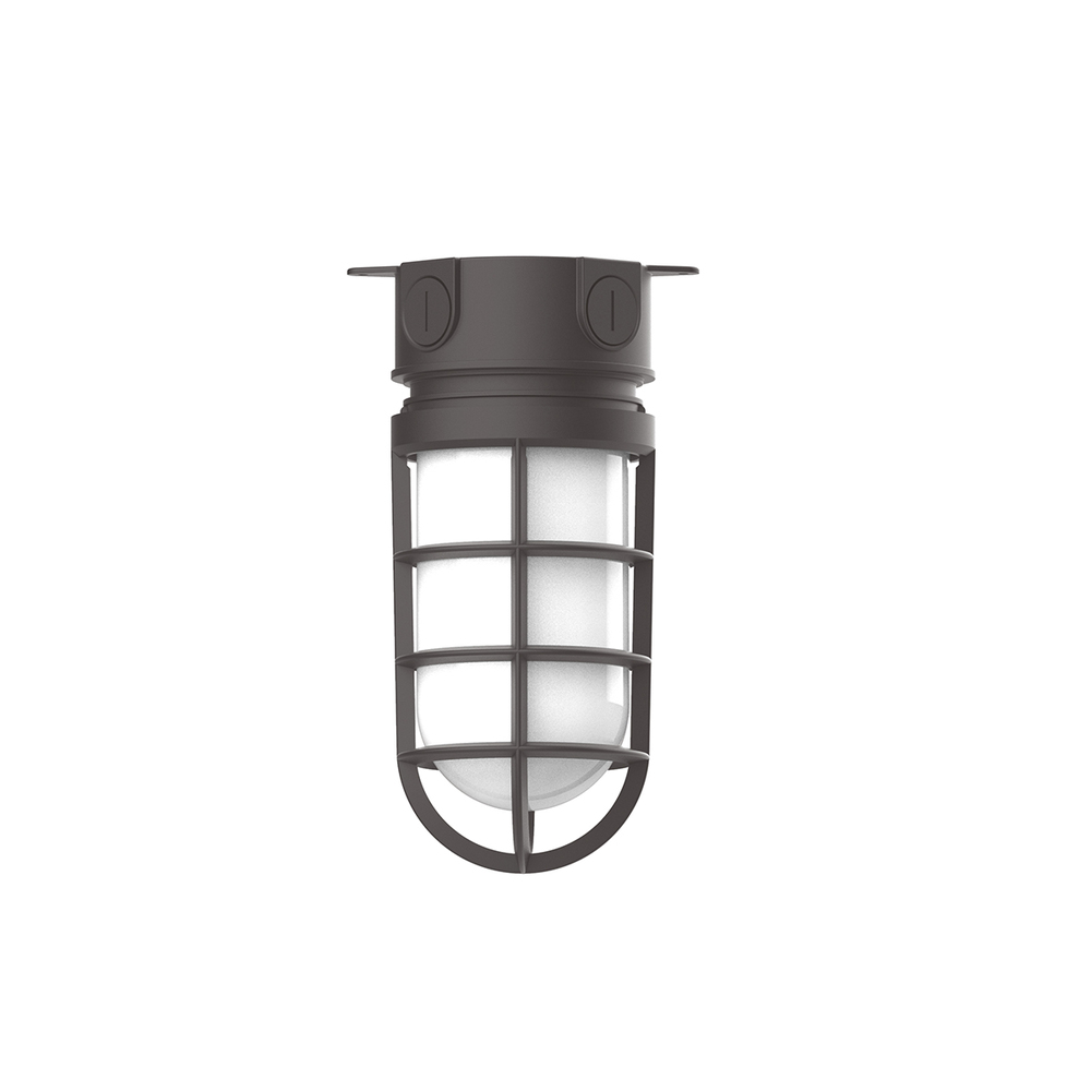 5 1/2" Vaportite flush mount ceiling light, Bronze Matte