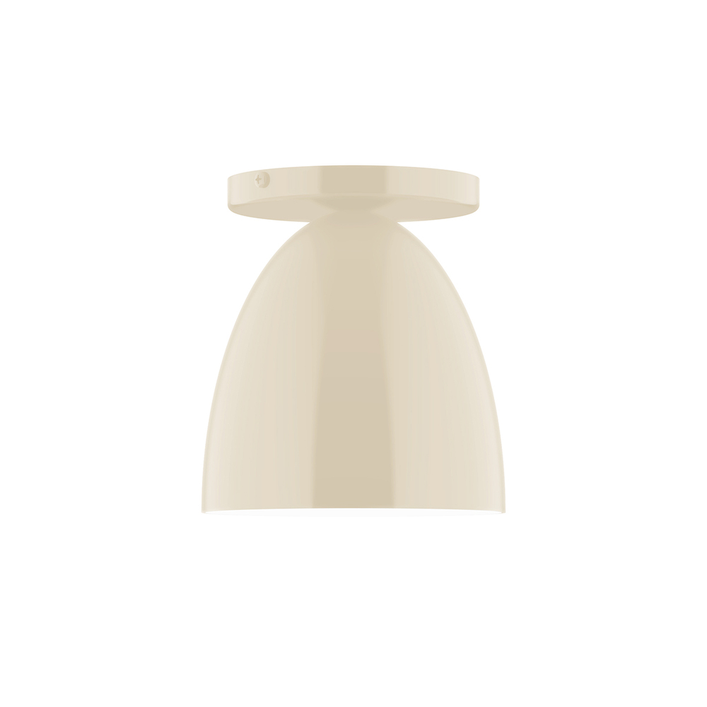6" Jill Flush Mount, Cream