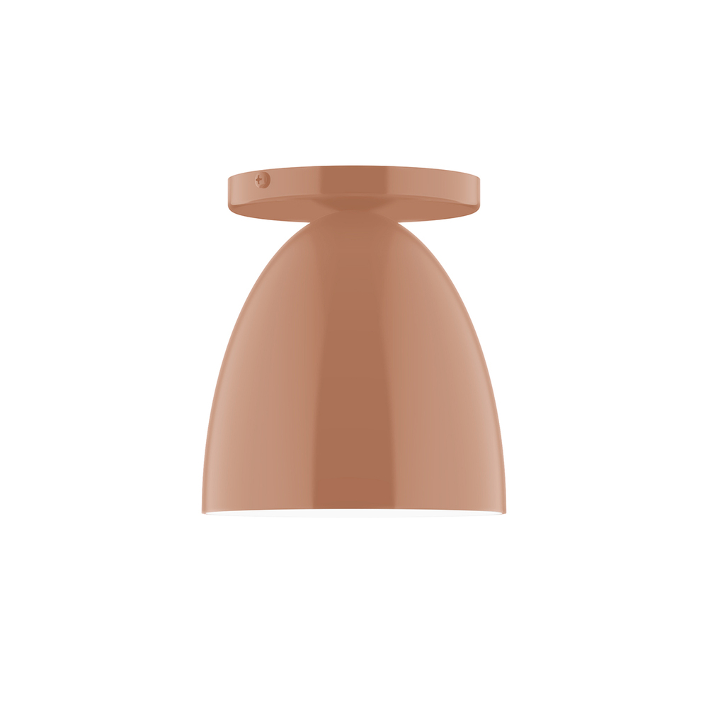 6" Jill Flush Mount, Cream