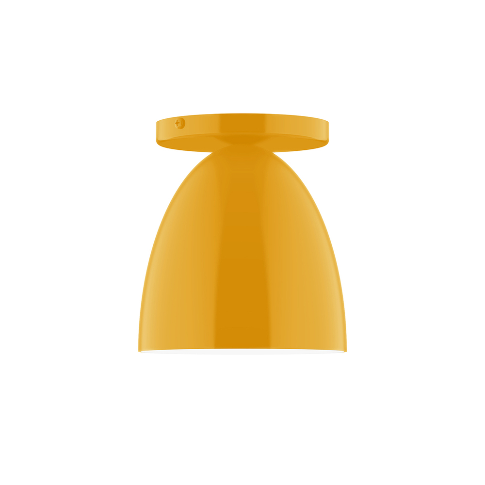 6" Jill Flush Mount, Cream