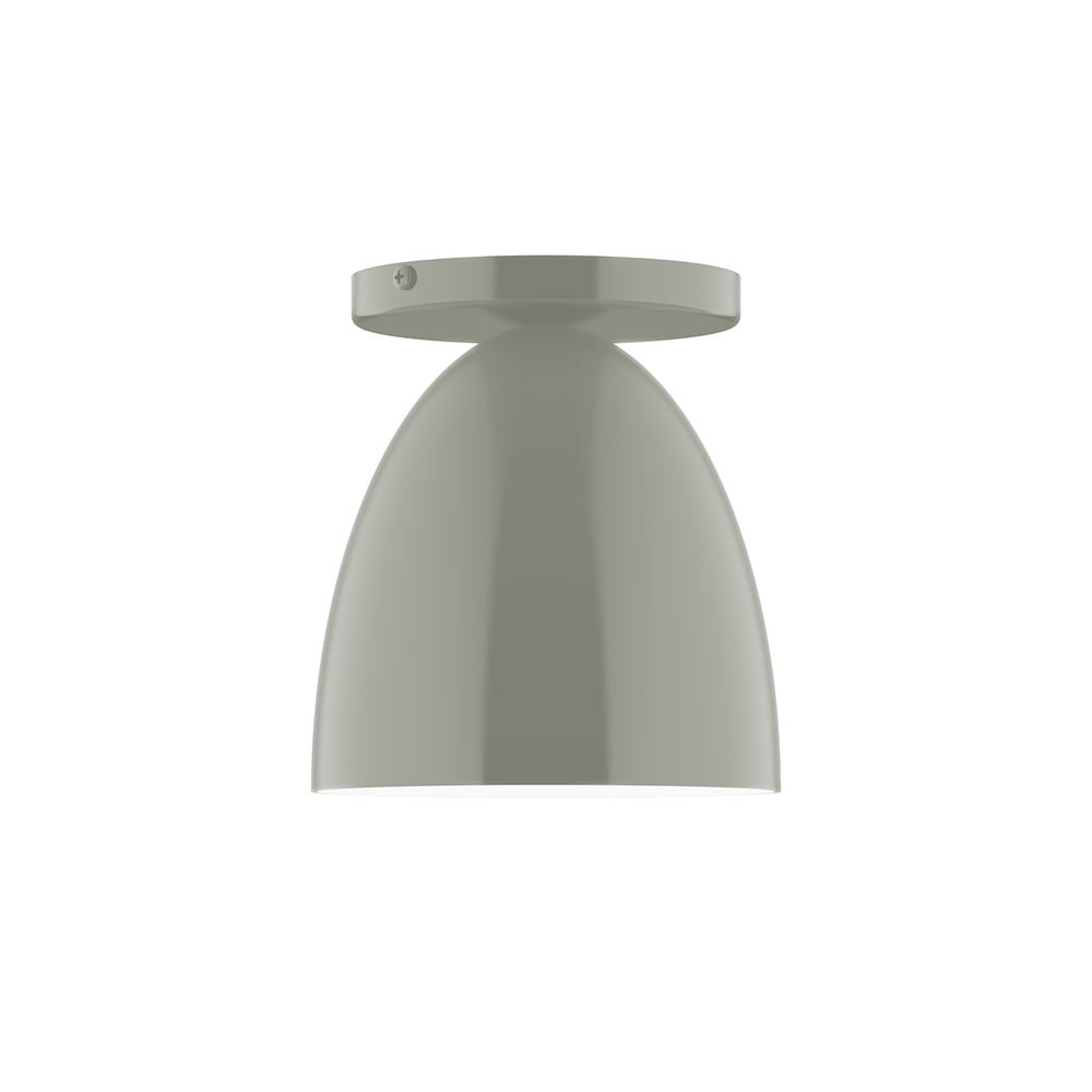 6" Jill Flush Mount, Cream