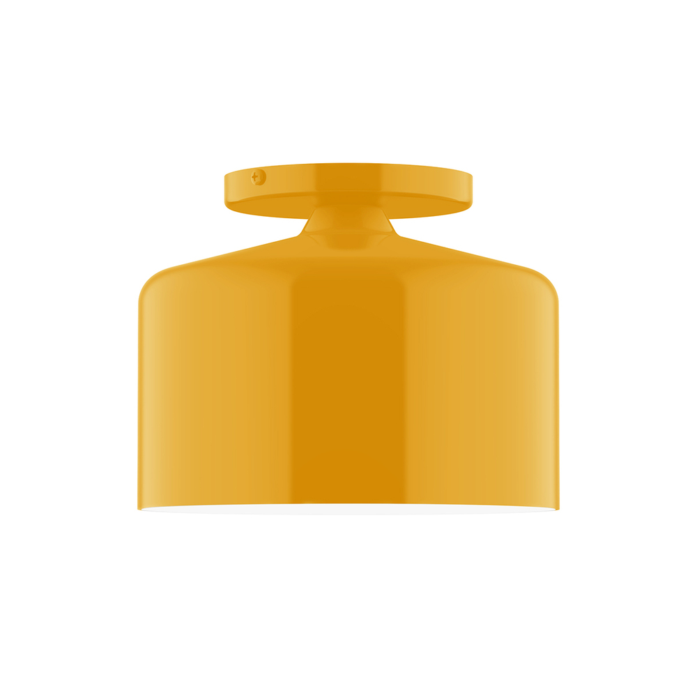 8.5" Julia Flush Mount, Bright Yellow