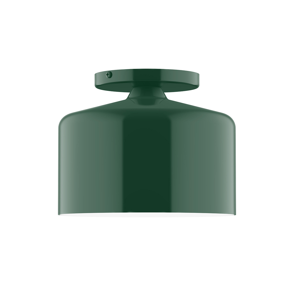 8.5" Julia Flush Mount, Forest Green
