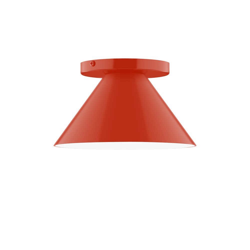 8" Pinnacle Flush Mount, Vermillion