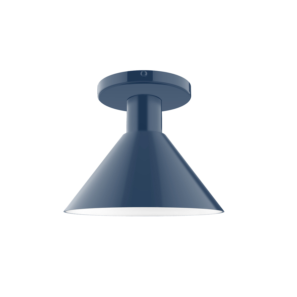 8" Chase Flush Mount, Navy