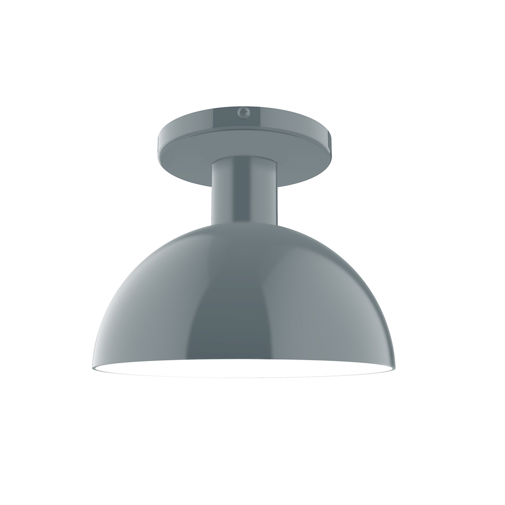 8" Ray Flush Mount, Slate Gray