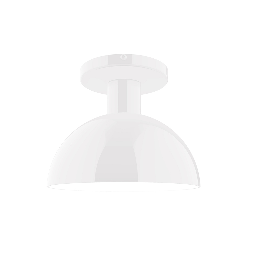 8" Ray Flush Mount, White
