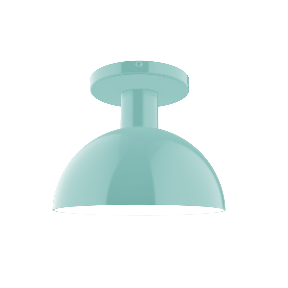 8" Ray Flush Mount, Sea Green