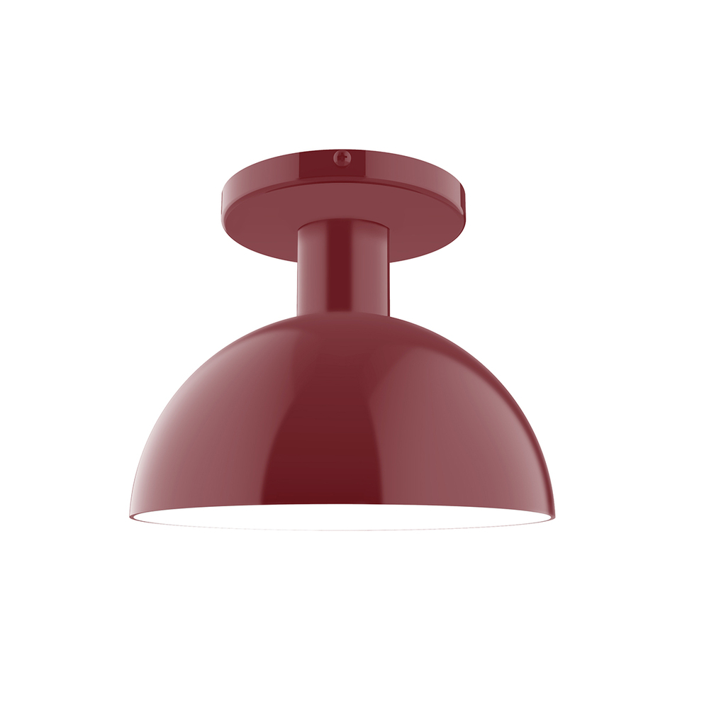 8" Ray Flush Mount, Barn Red