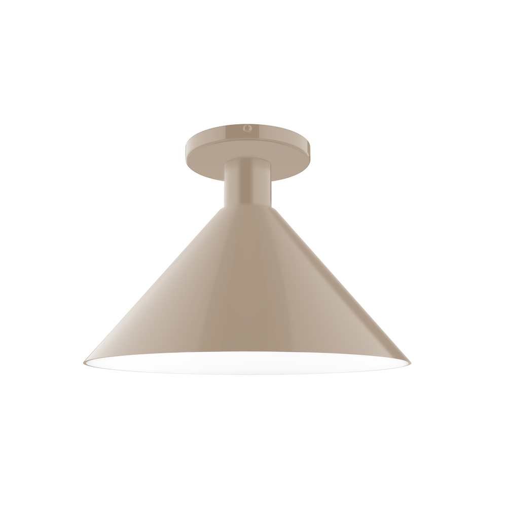 12" Chase Flush Mount, Clay
