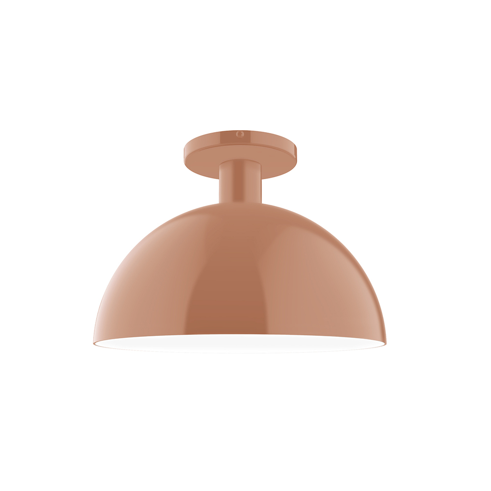 12" Ray Flush Mount, Terracotta