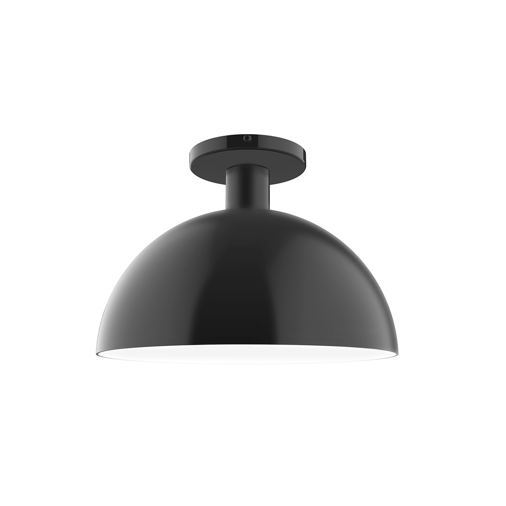 12" Ray Flush Mount, Black