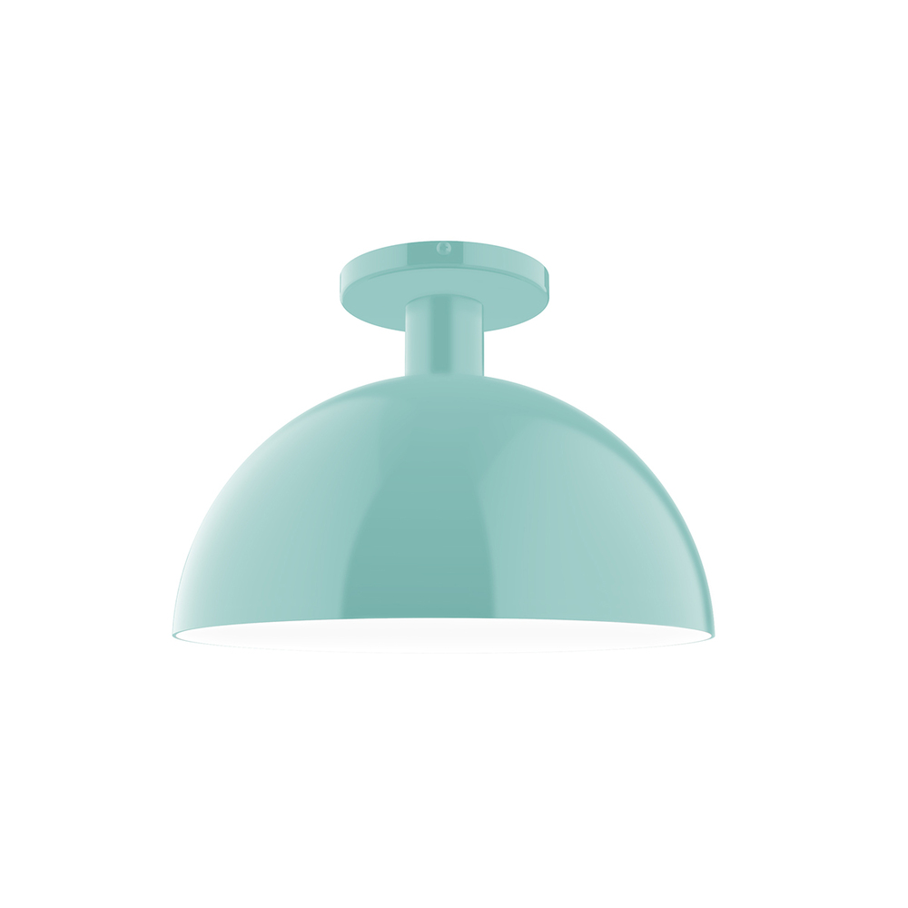 12" Ray Flush Mount, Sea Green