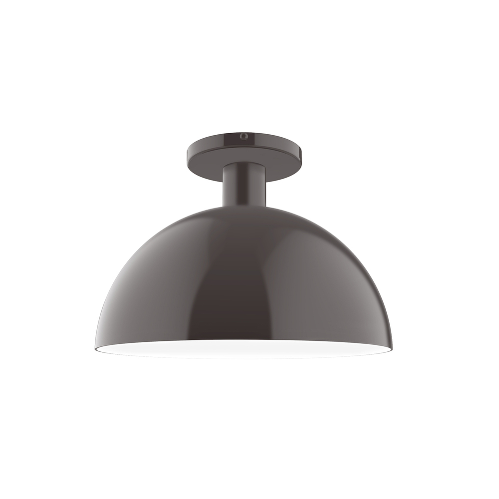 12" Ray Flush Mount, Architectural Bronze