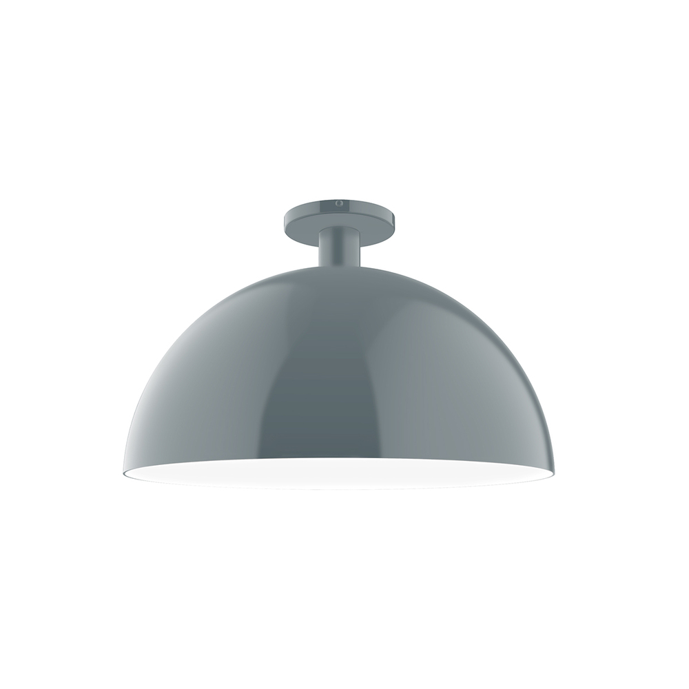 18" Ray Flush Mount, Slate Gray