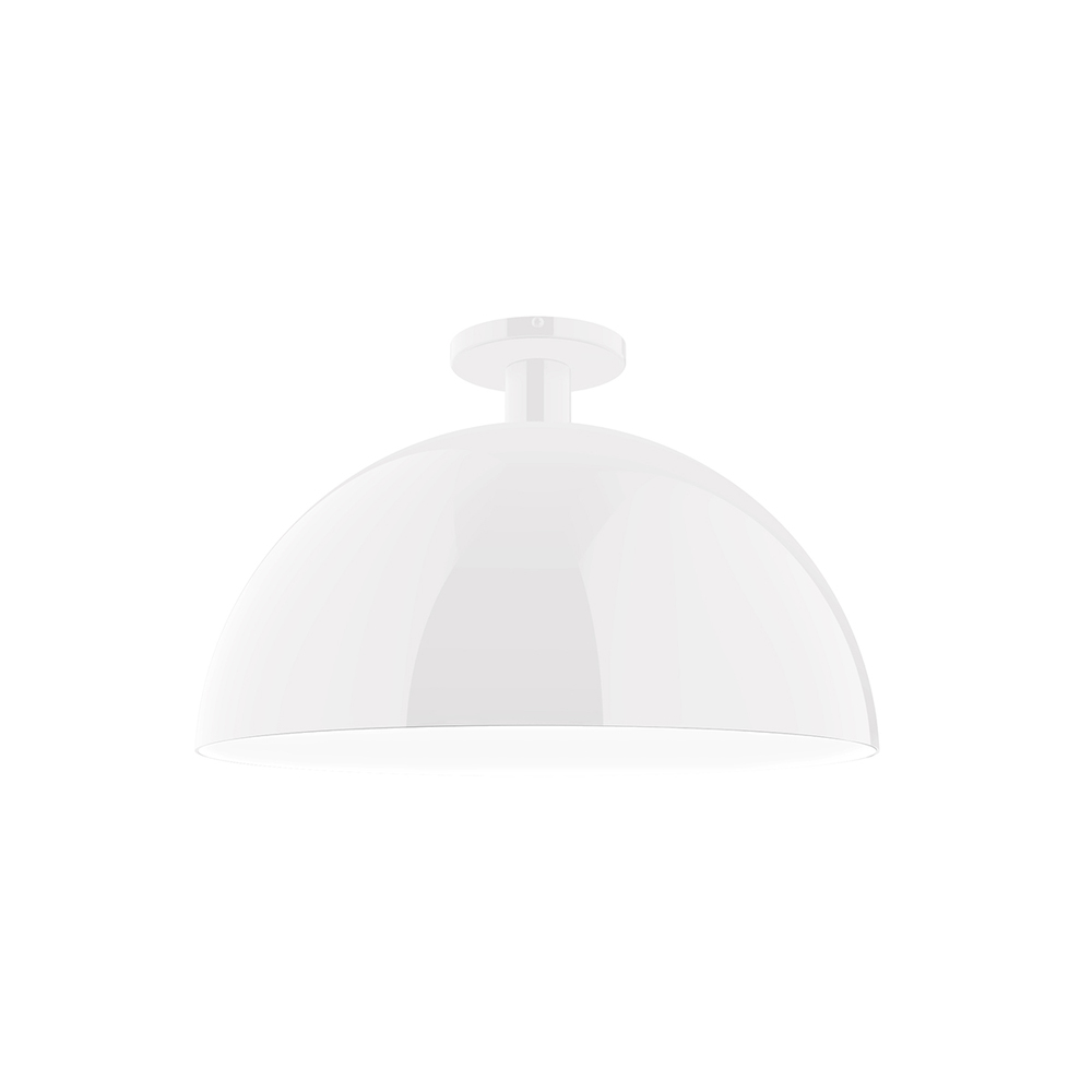 18" Ray Flush Mount, White