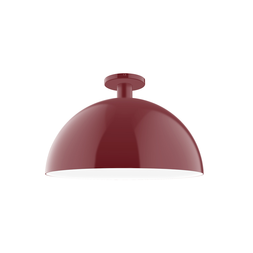 18" Ray Flush Mount, Barn Red