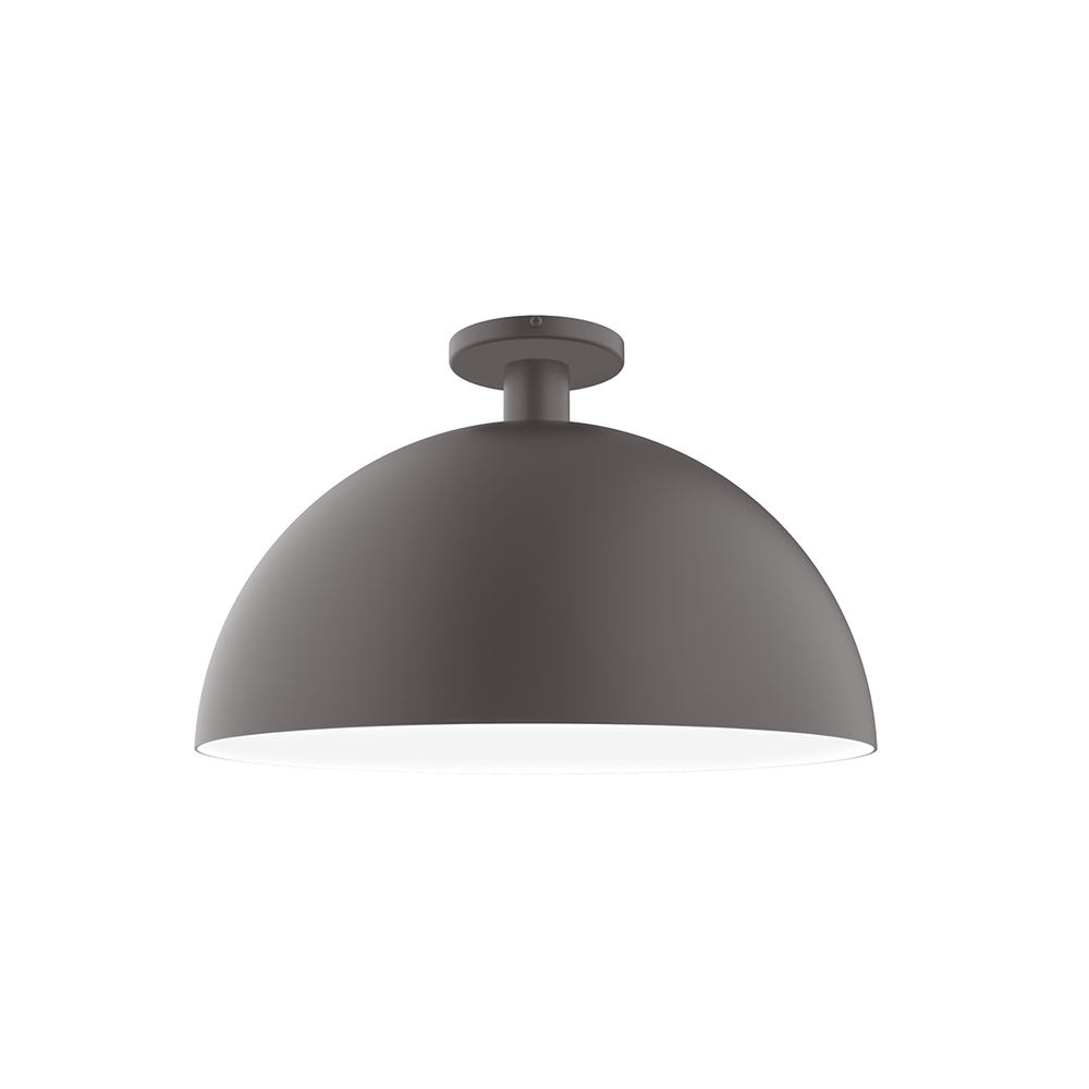 18" Ray Flush Mount, Bronze Matte