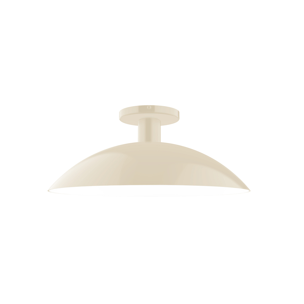 16" Glow Flush Mount, Cream