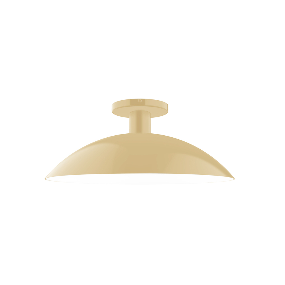 16" Glow Flush Mount, Ivory