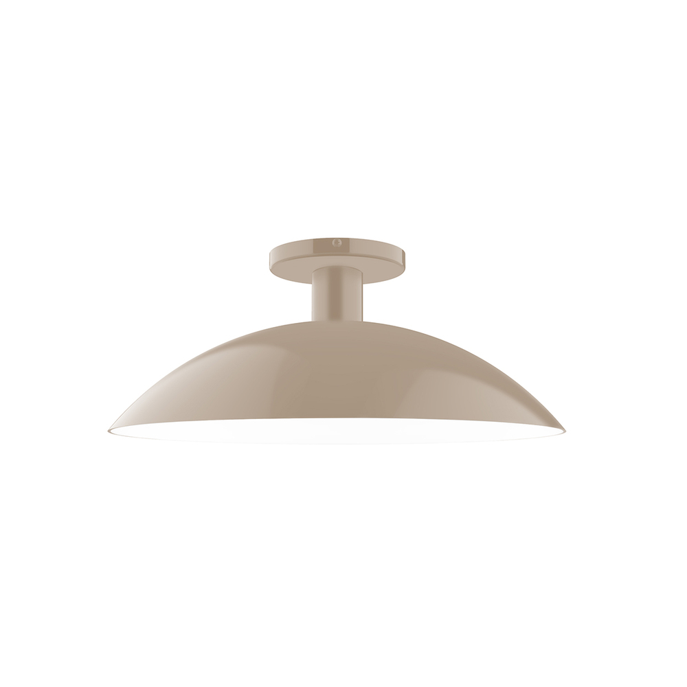 16" Glow Flush Mount, Clay