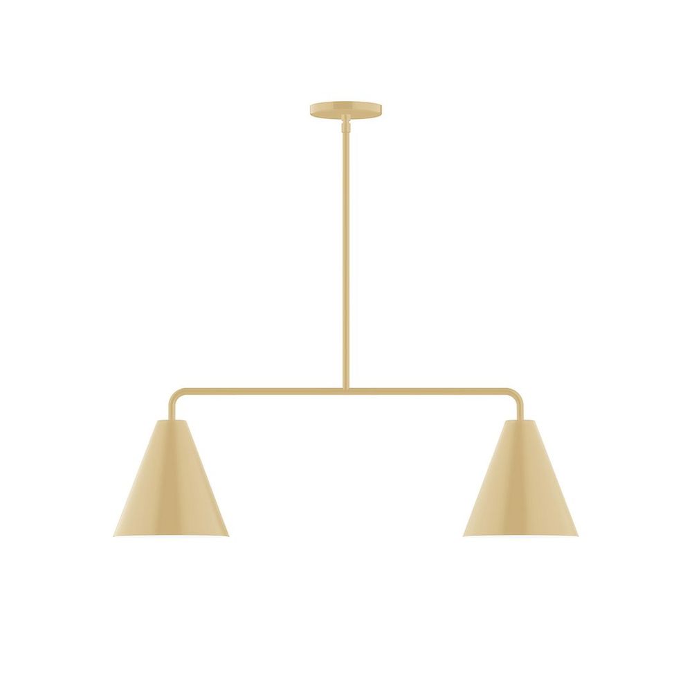 2-Light Jynx Linear Pendant, Ivory