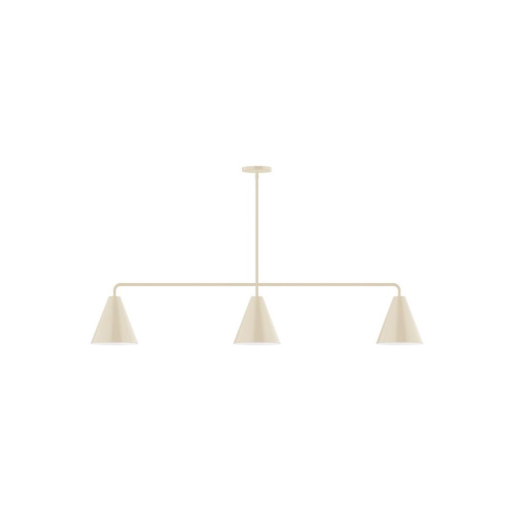 3-Light Jynx Linear Pendant, Silk Gray