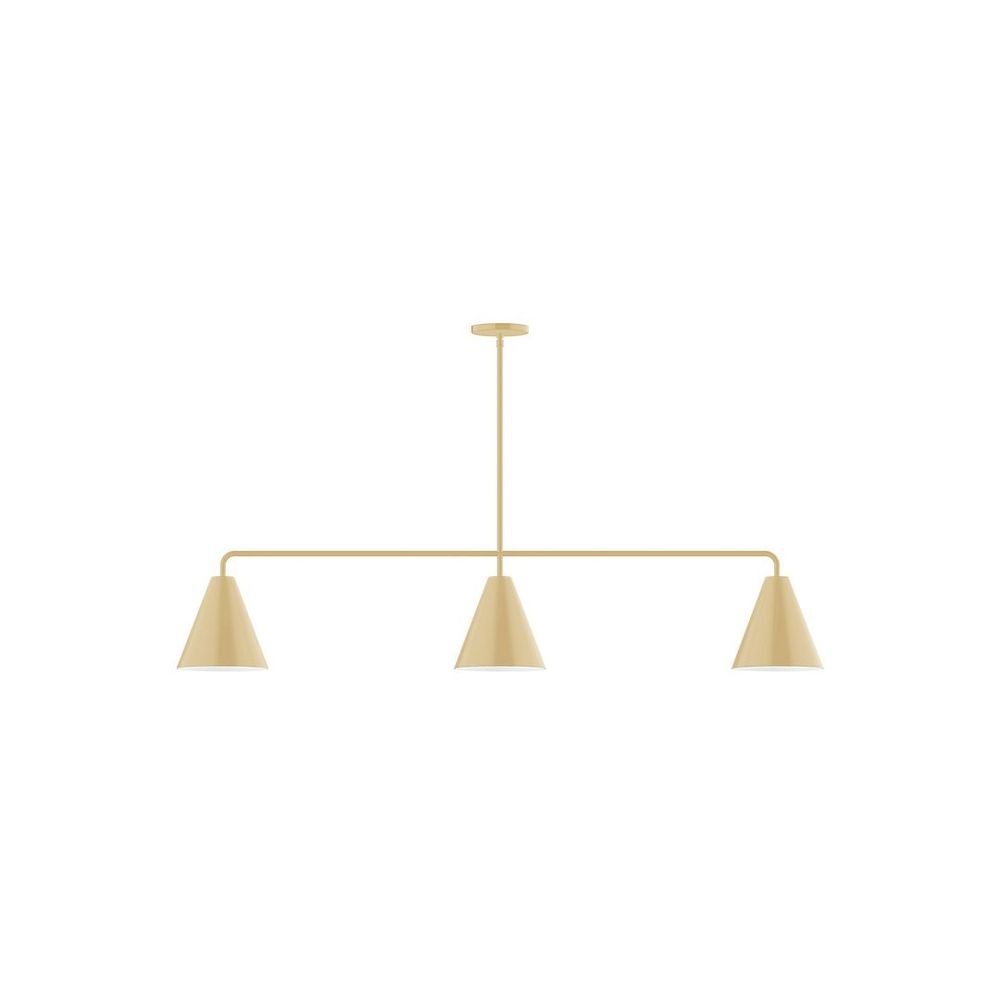 3-Light Jynx Linear Pendant, Ivory
