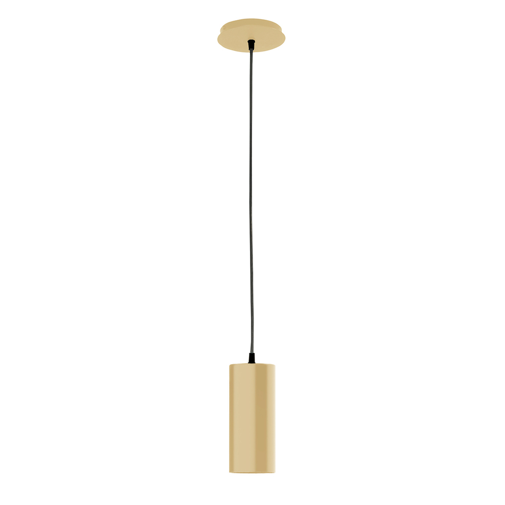3.5" Jordan shade, white cord with canopy, Ivory