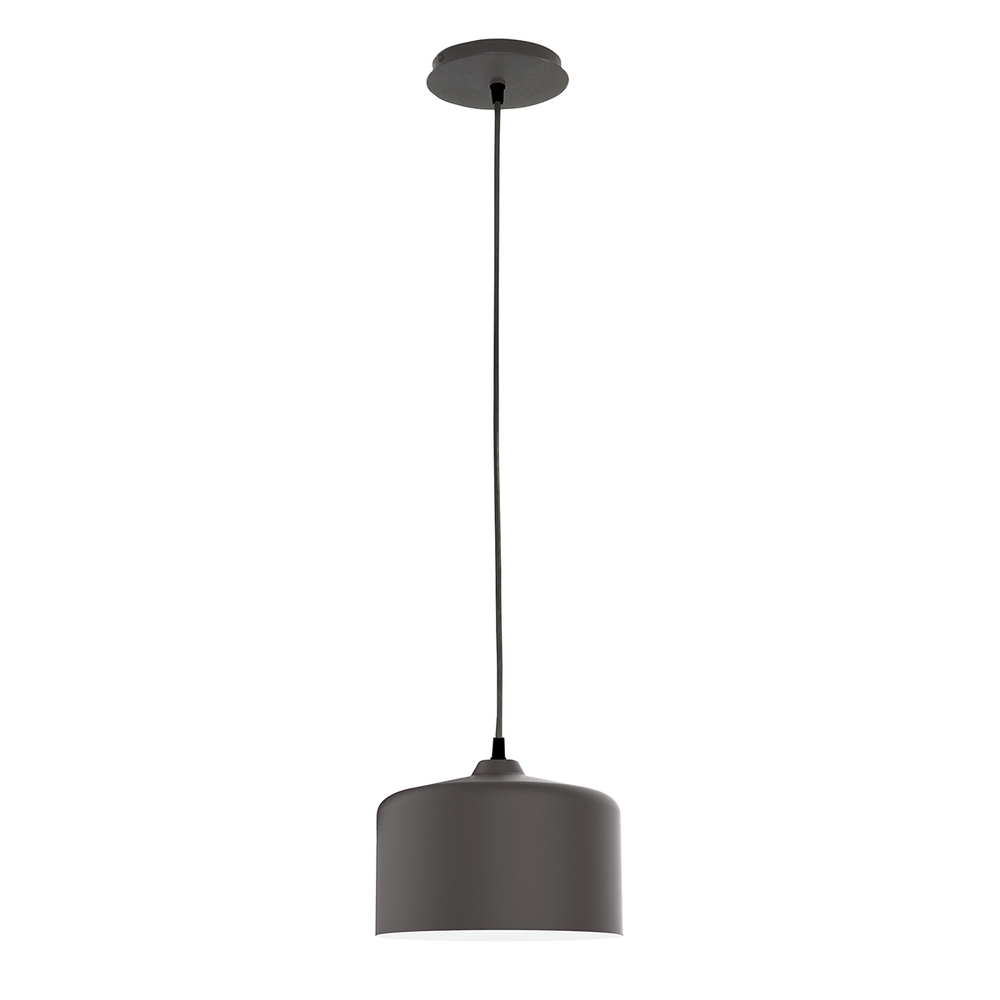 8.5" Julia shade, black cord with canopy, Bronze Matte
