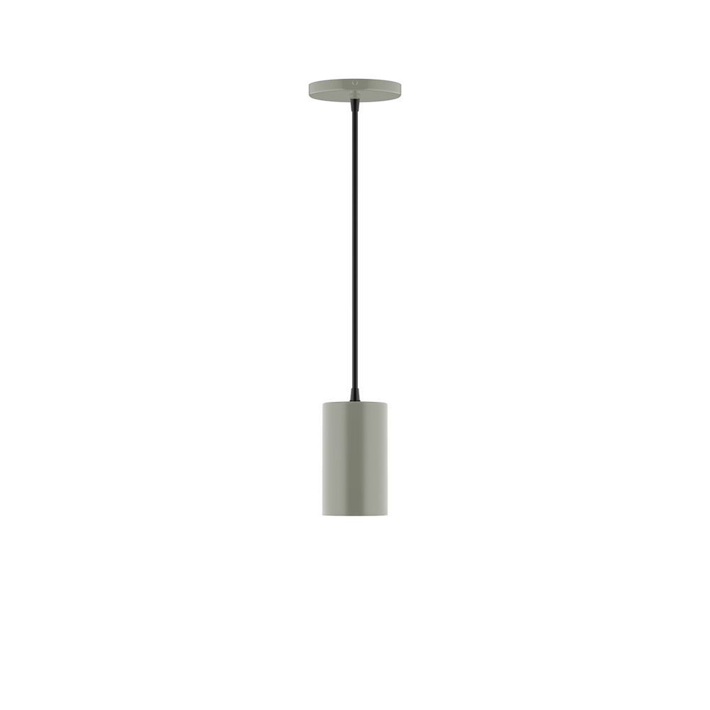3.5" x 6" Beam Pendant, Moss Green