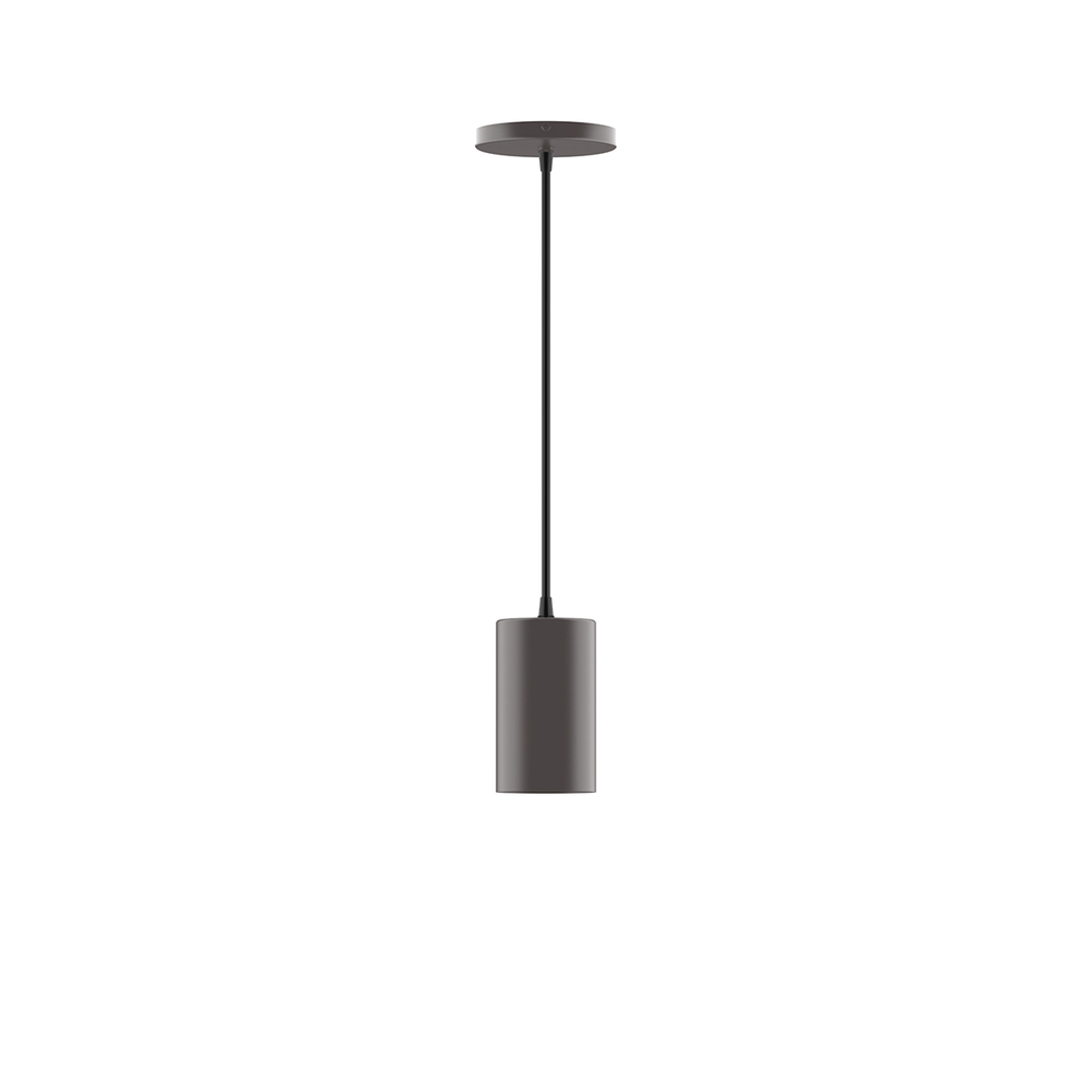 3.5" x 6" Beam Pendant, Bronze Matte