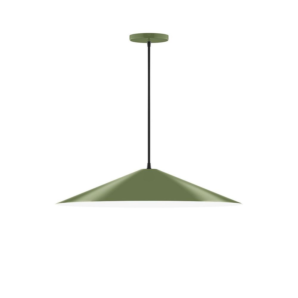 24" Vessel Pendant, Fern Green