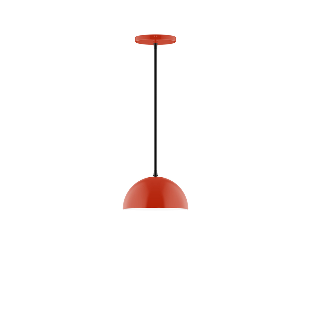 8" Arcade Pendant, Vermillion