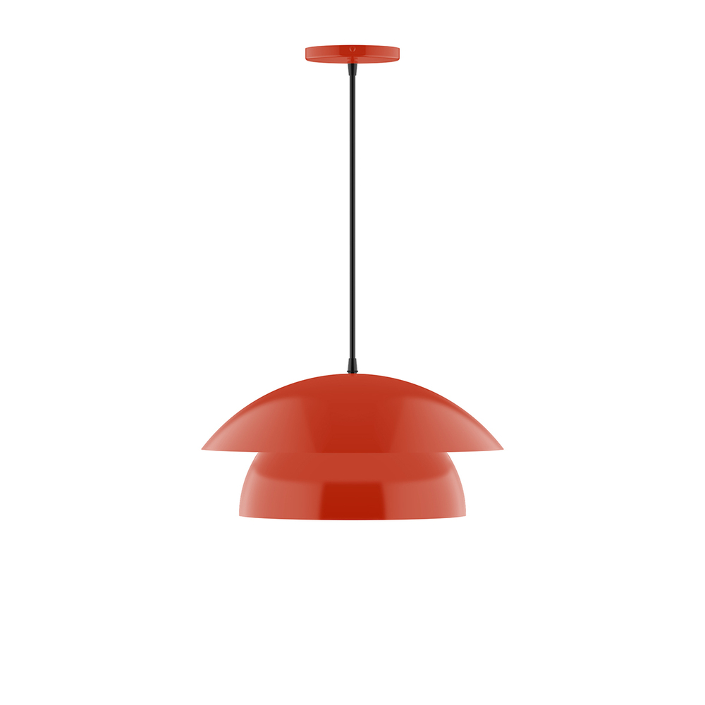 16" Nest Pendant, Vermillion