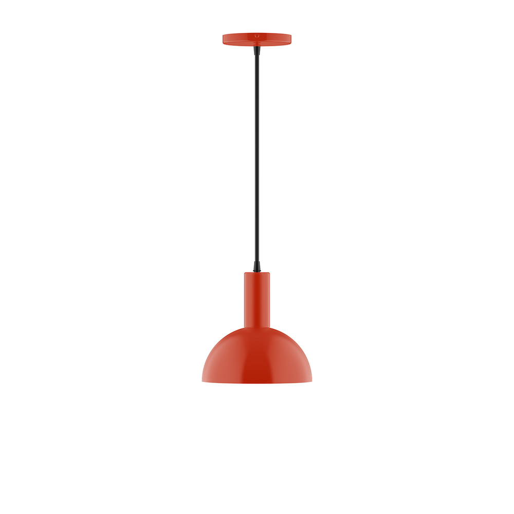 8" Ray Pendant, Vermillion