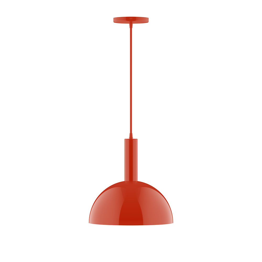12" Ray Pendant, Vermillion