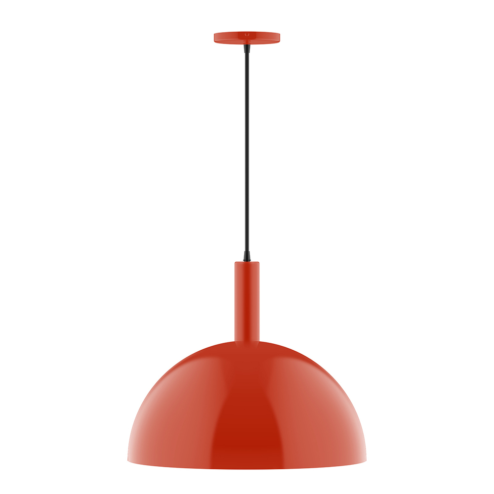 18" Ray Pendant, Vermillion