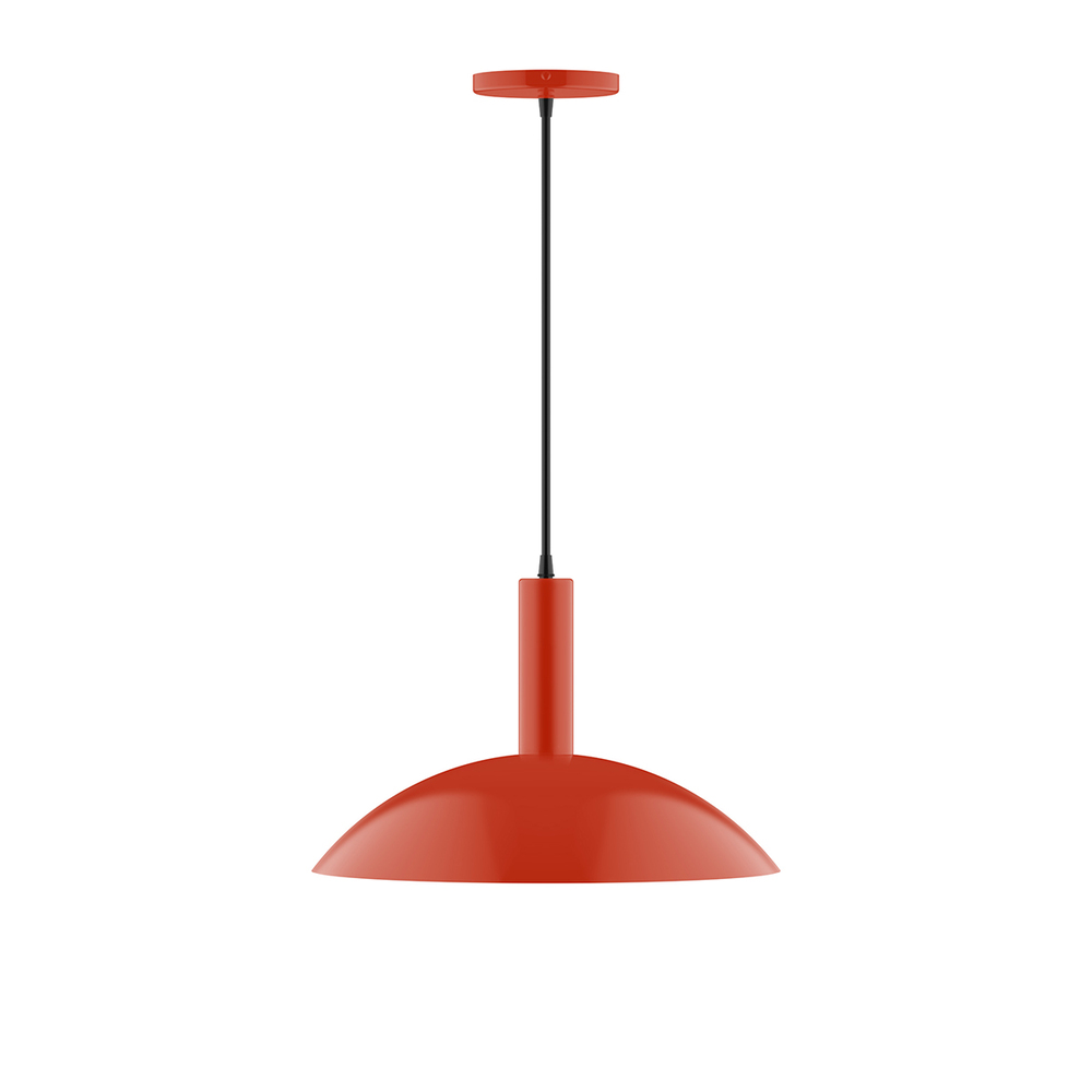 16" Glow Pendant, Vermillion