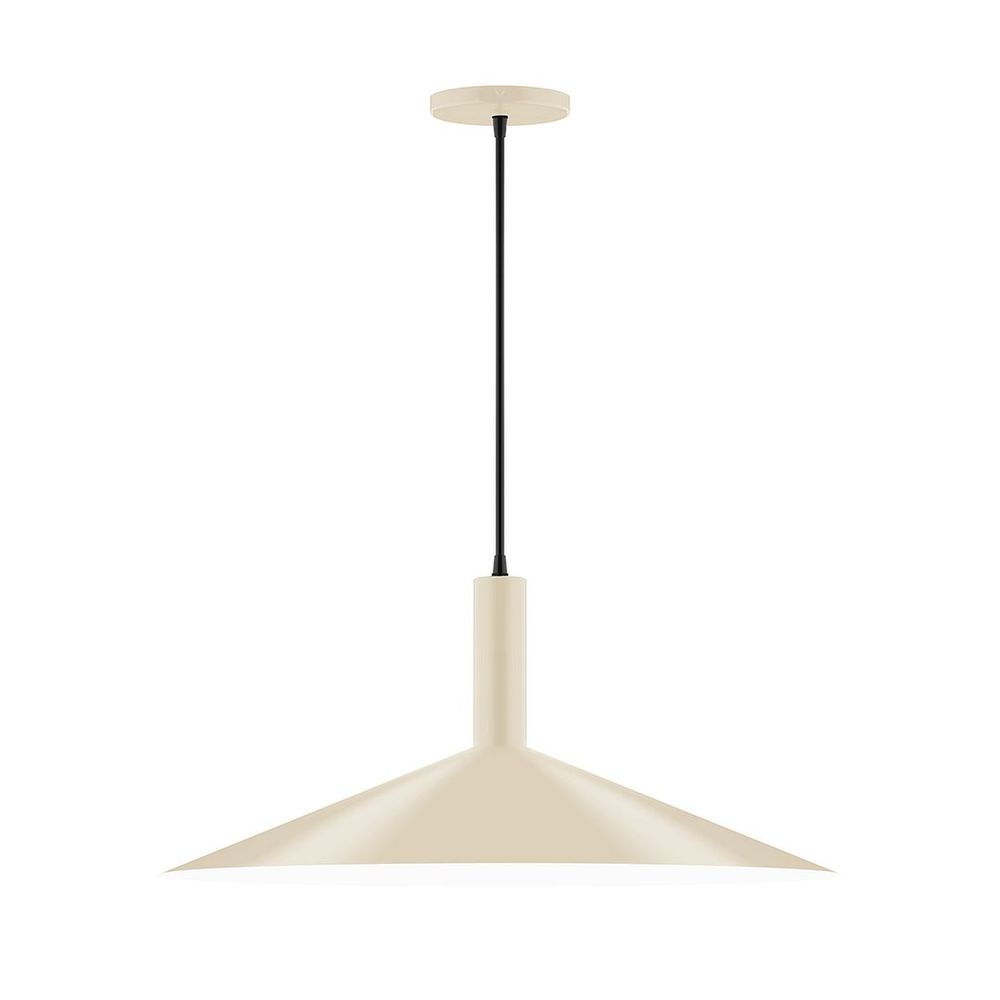 24" Zing Pendant, Silk Gray