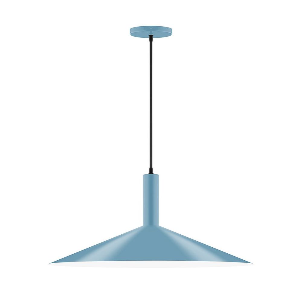 24" Zing LED Pendant, Light Blue