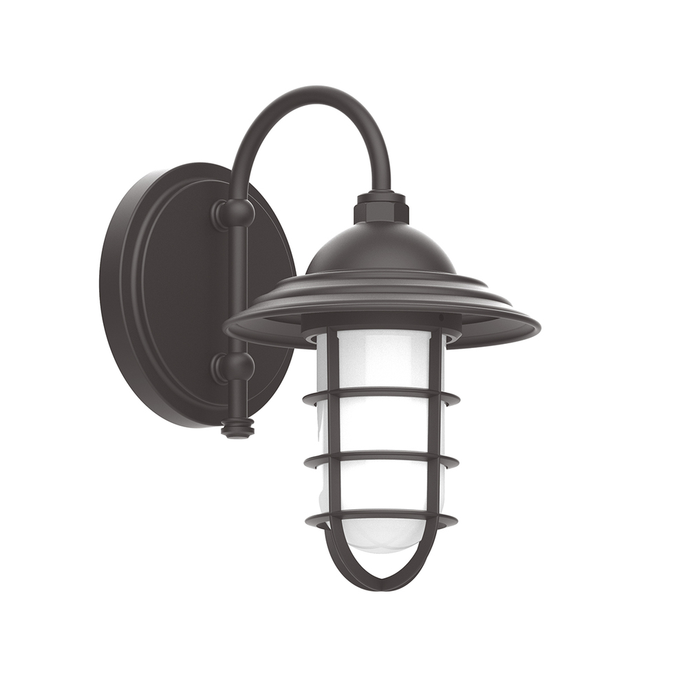 8" Vaportite, wall light, Bronze Matte