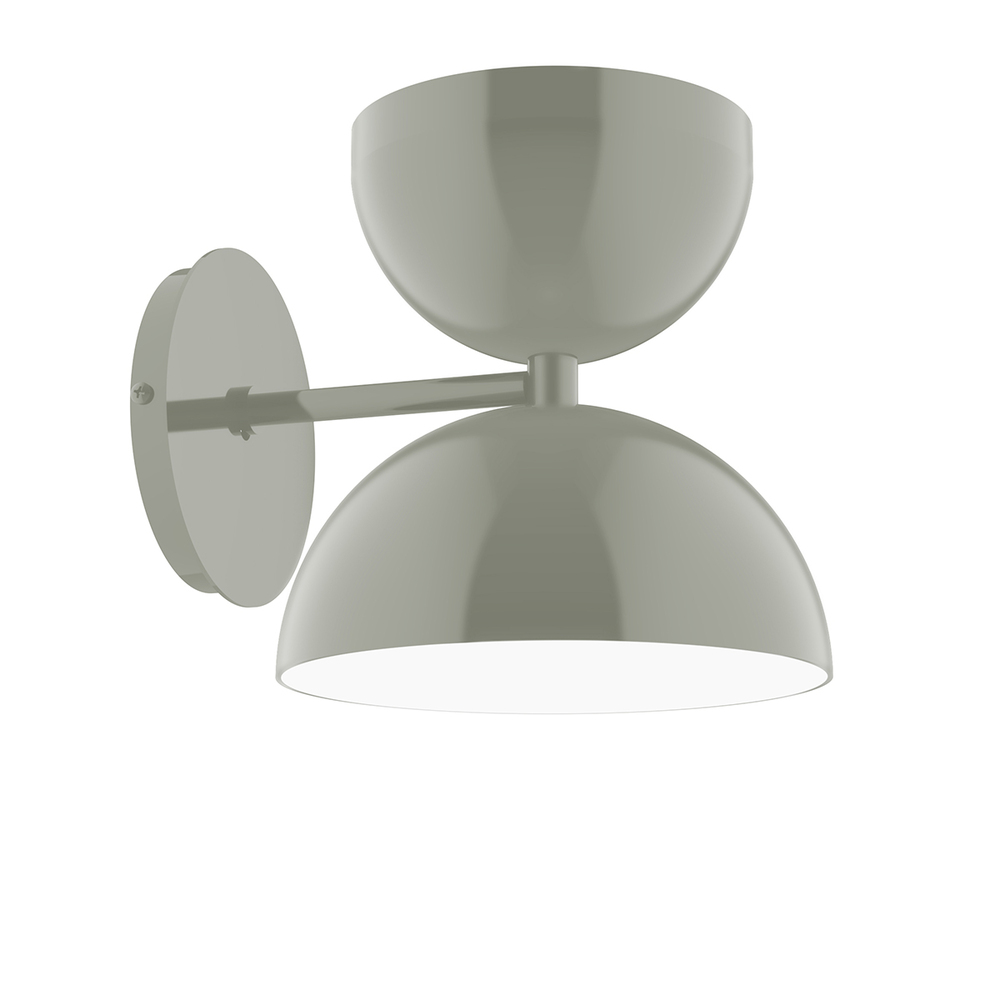 8" Nest Wall Sconce, Moss Green