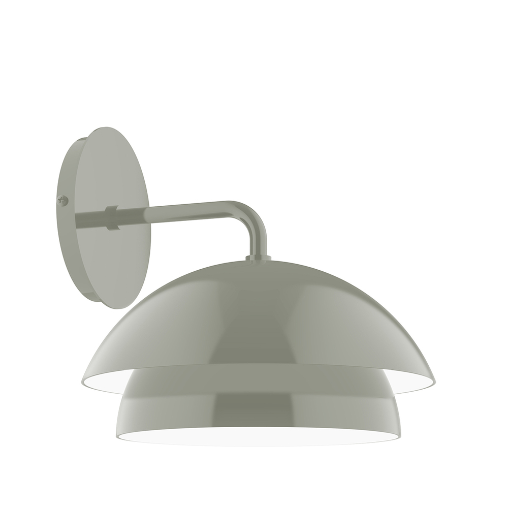 10" Nest Wall Sconce, Moss Green